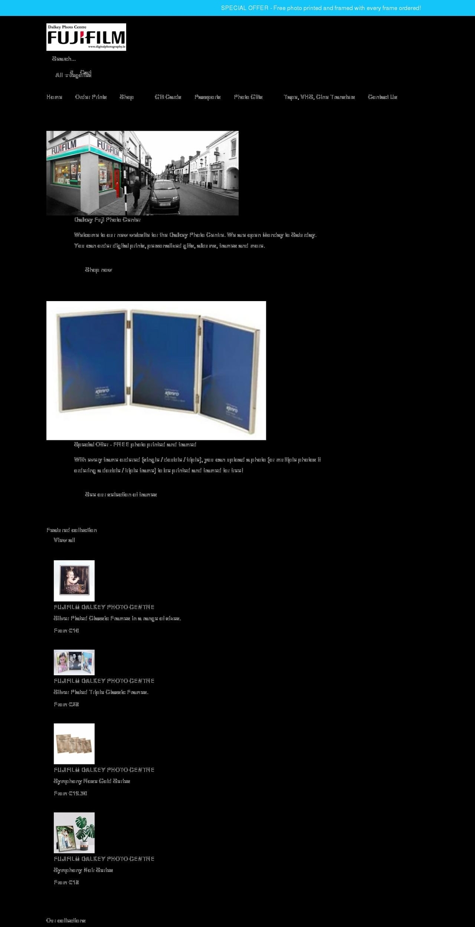 digitalphotography.ie shopify website screenshot