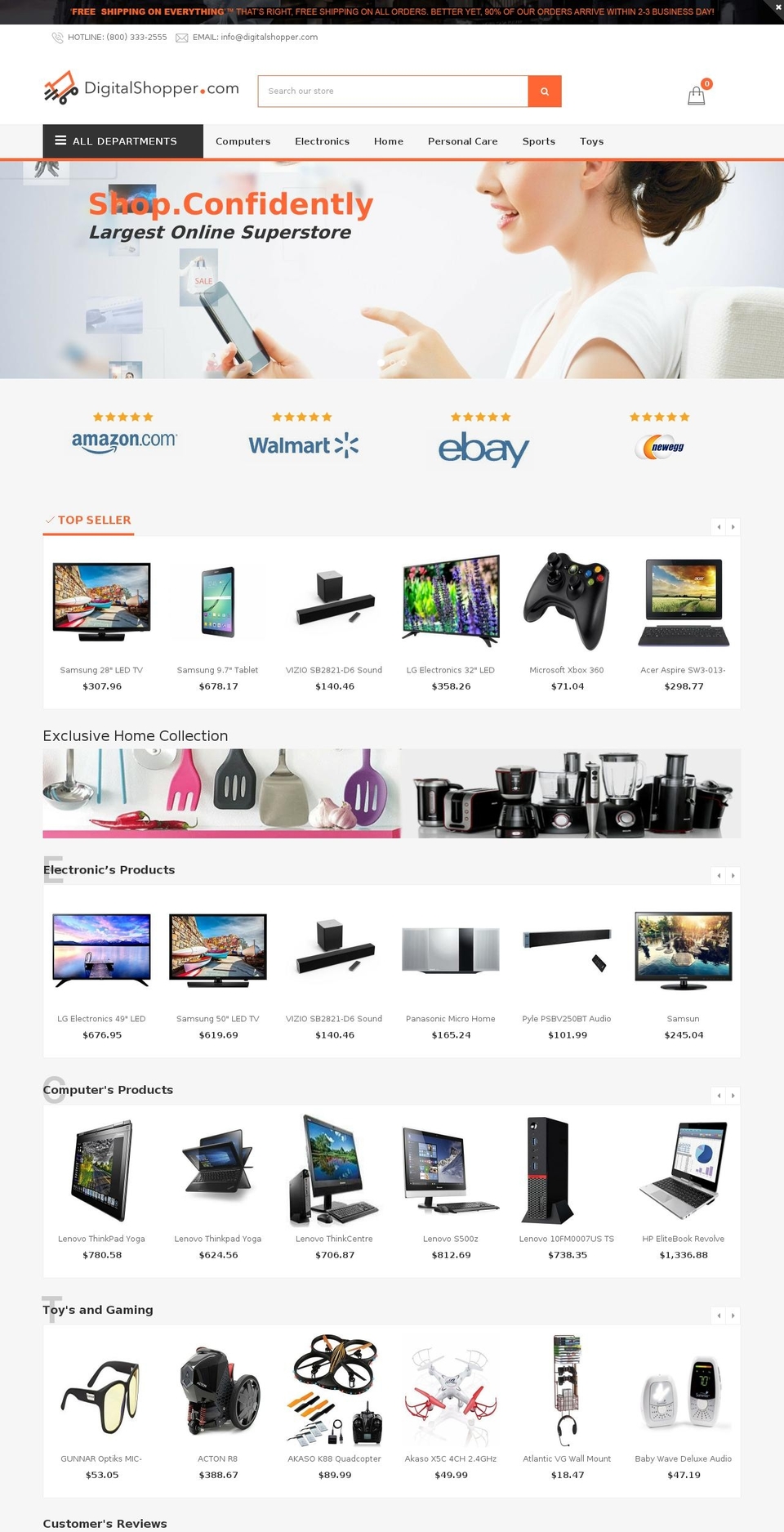 digitalshopper.com shopify website screenshot
