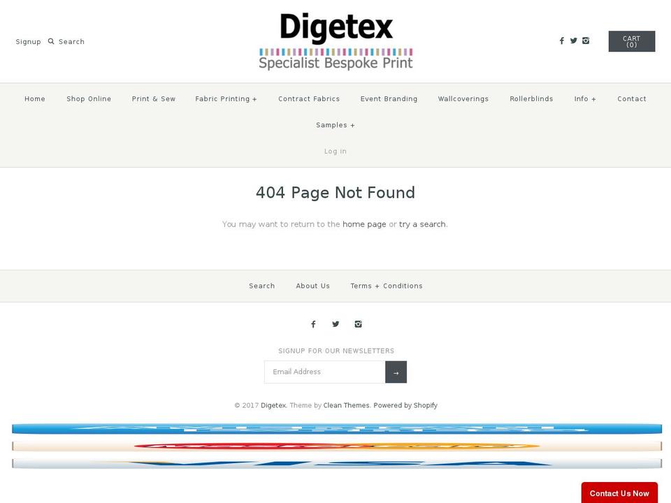 digitexcontract.com shopify website screenshot