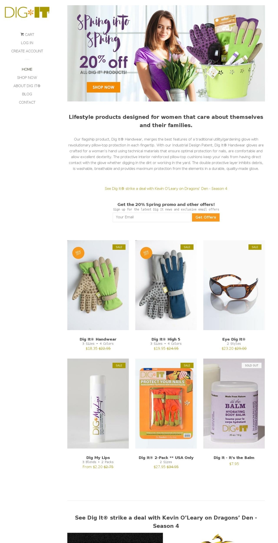 digithandwear.com shopify website screenshot