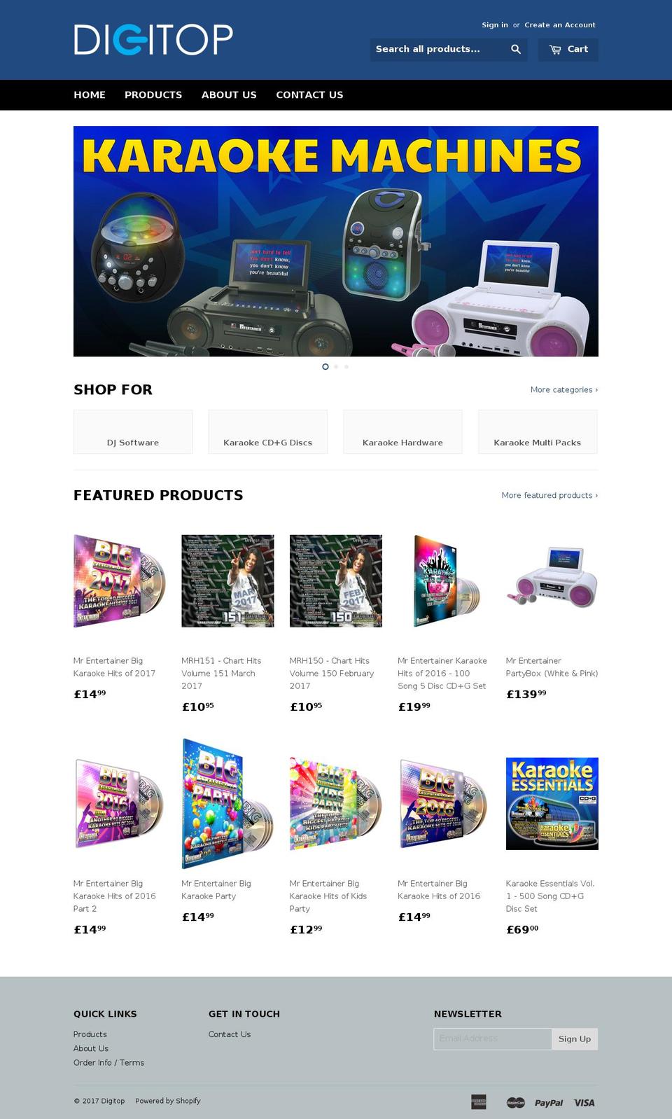 digitopshop.com shopify website screenshot