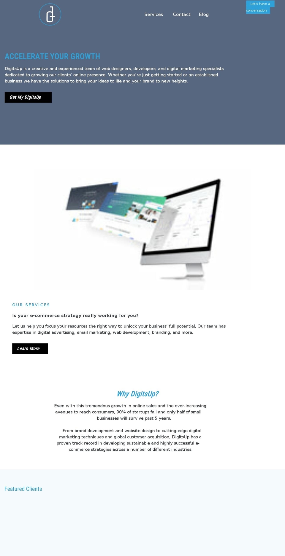 digitsup.com shopify website screenshot
