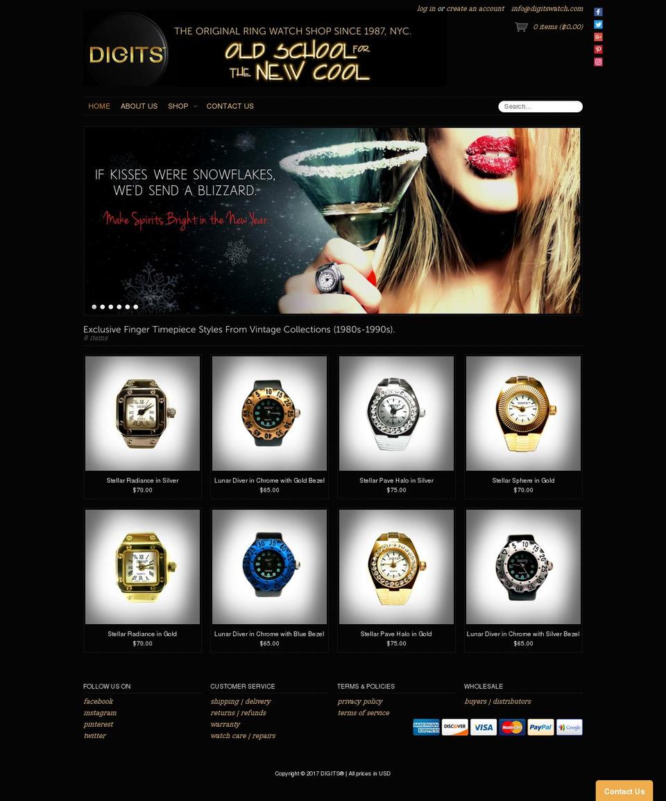digitswatch.com shopify website screenshot