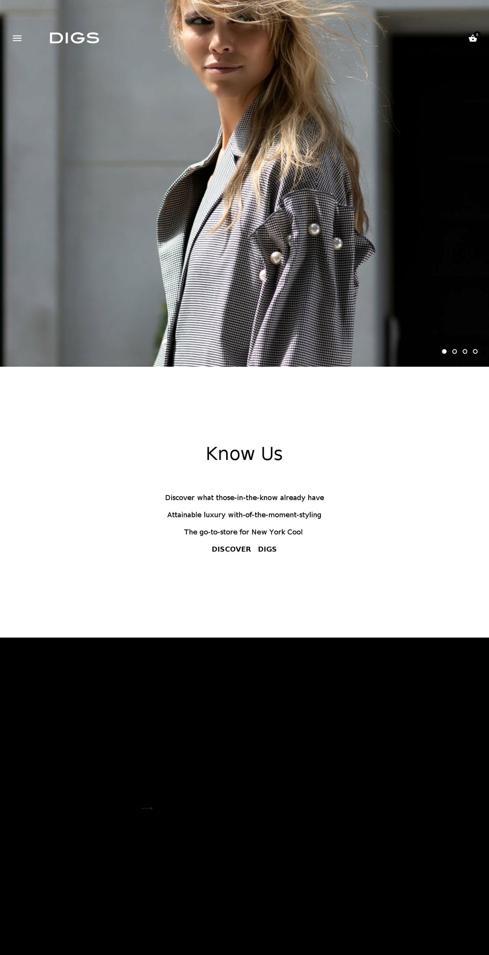 digsbeaute.com — Shopify storefront screenshot