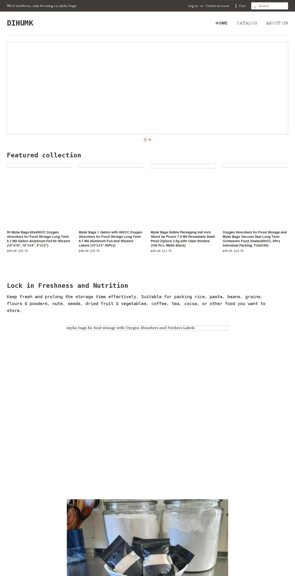 dihumk.com shopify website screenshot