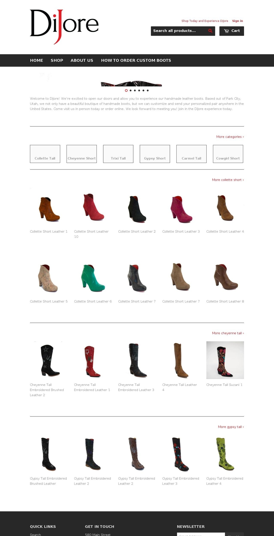 dijore.com shopify website screenshot