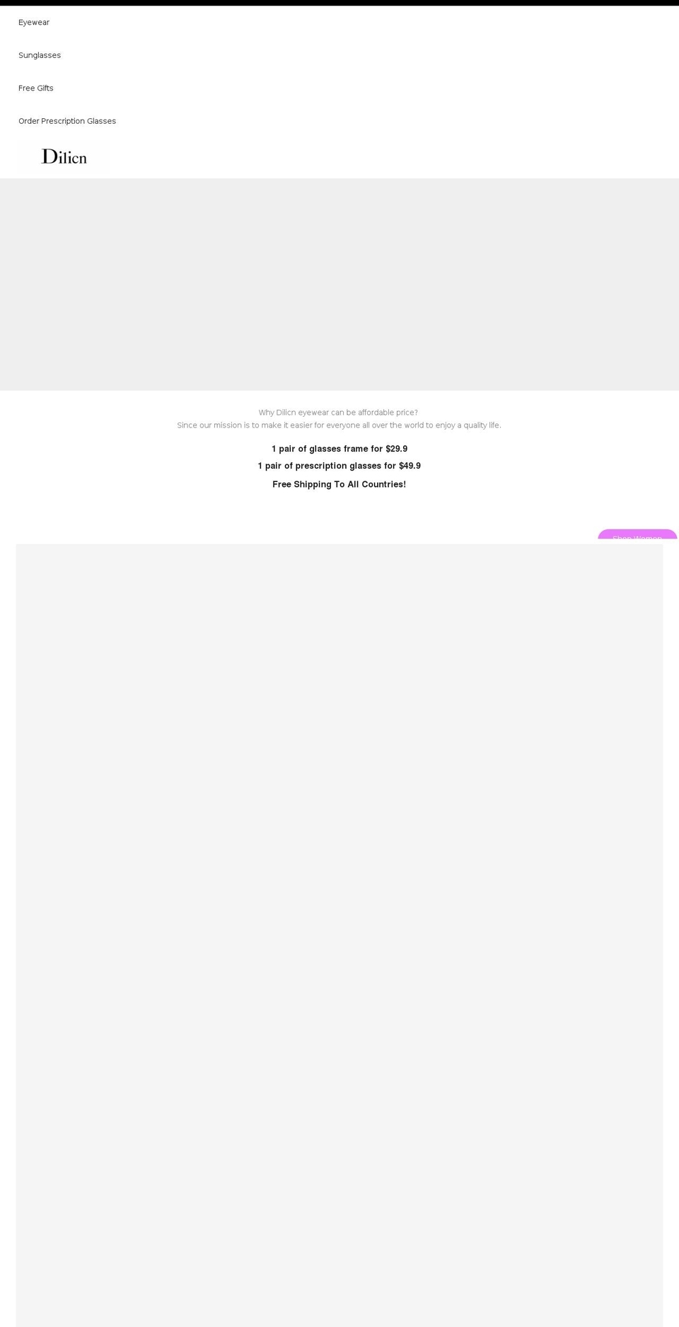 dilicn.com shopify website screenshot