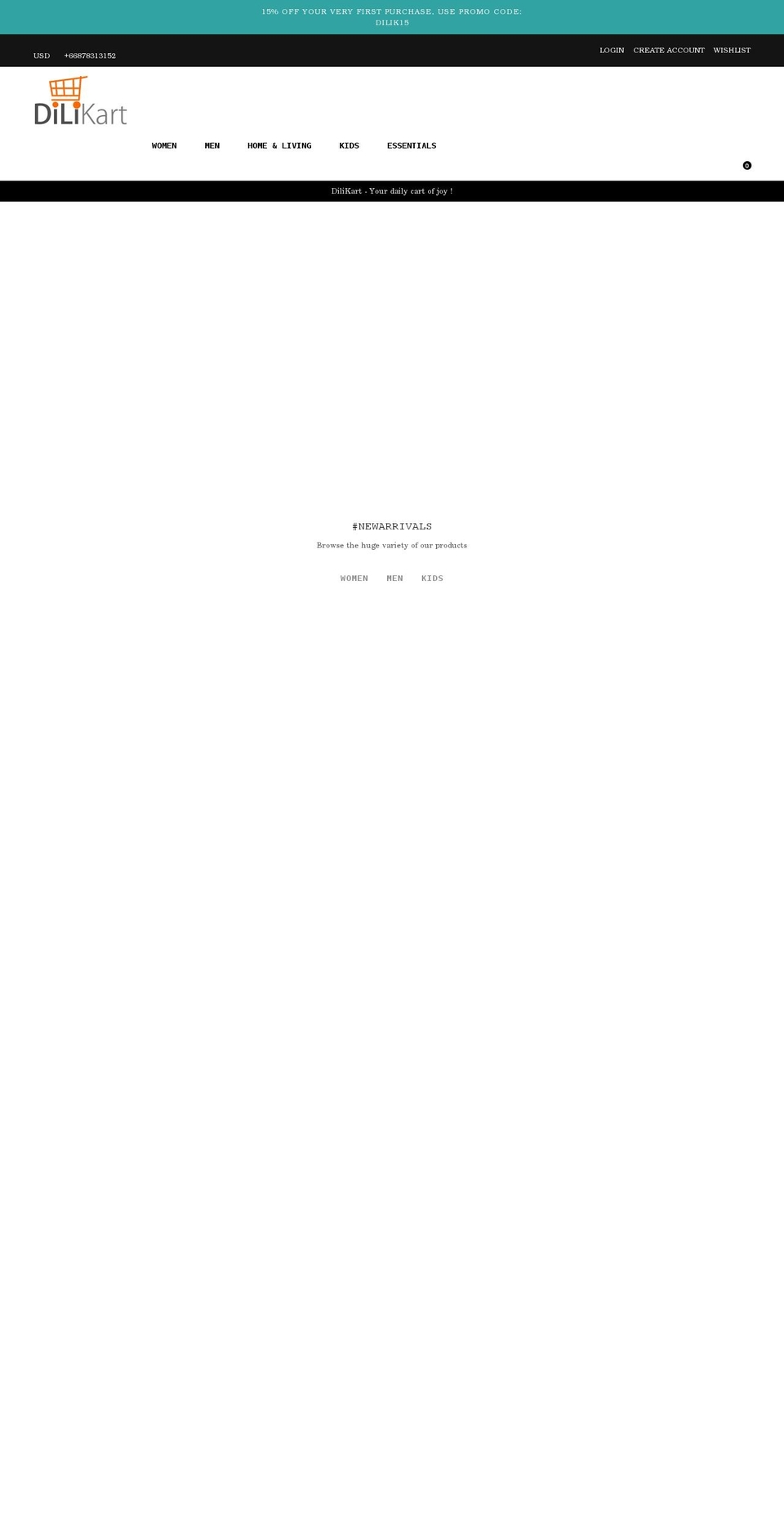 dilikart.com shopify website screenshot