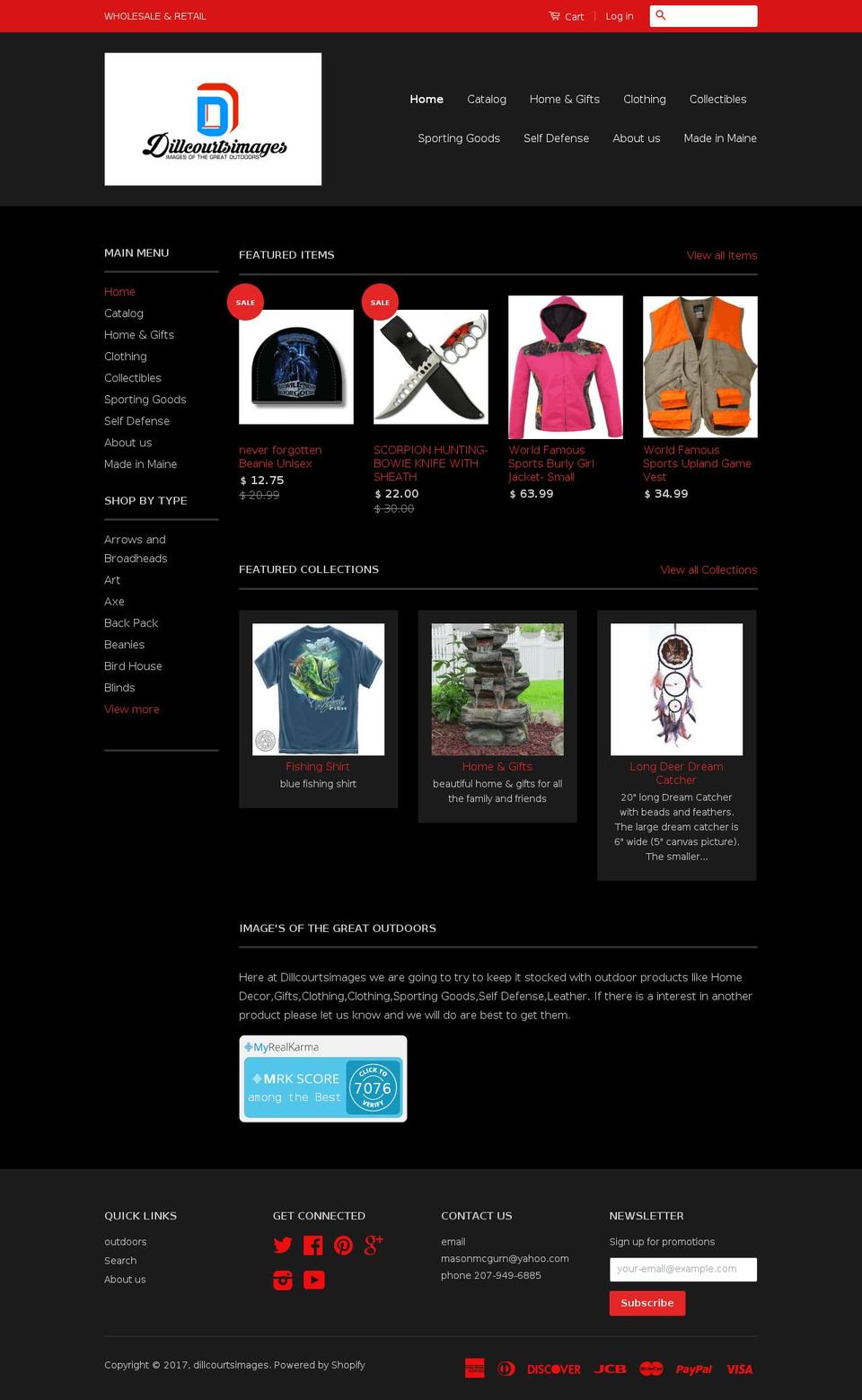 dillcourtsimages.net shopify website screenshot