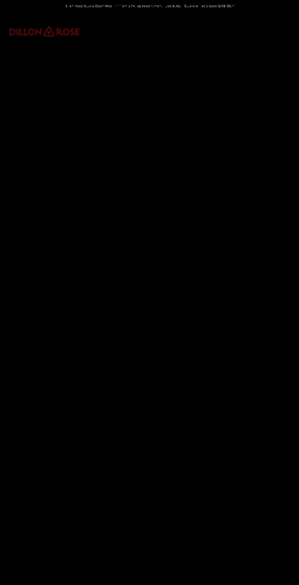 dillonrose.net shopify website screenshot