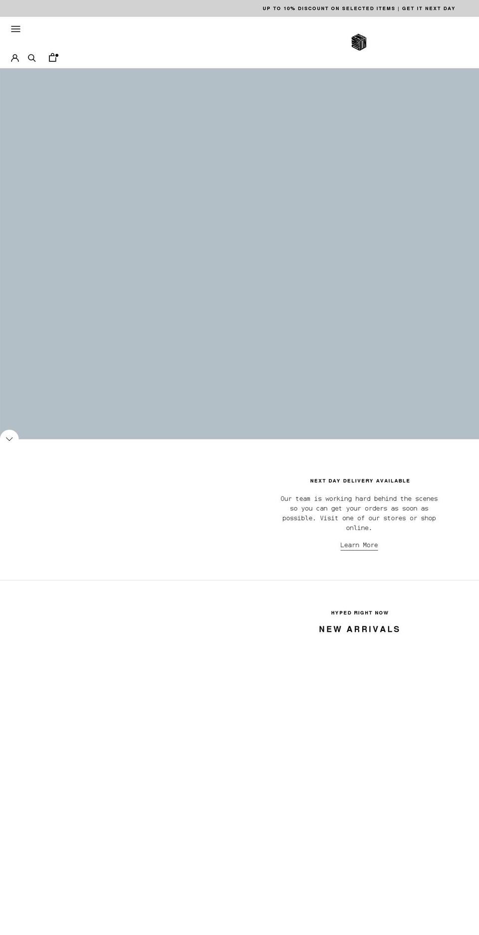 dimensionlondon.com shopify website screenshot