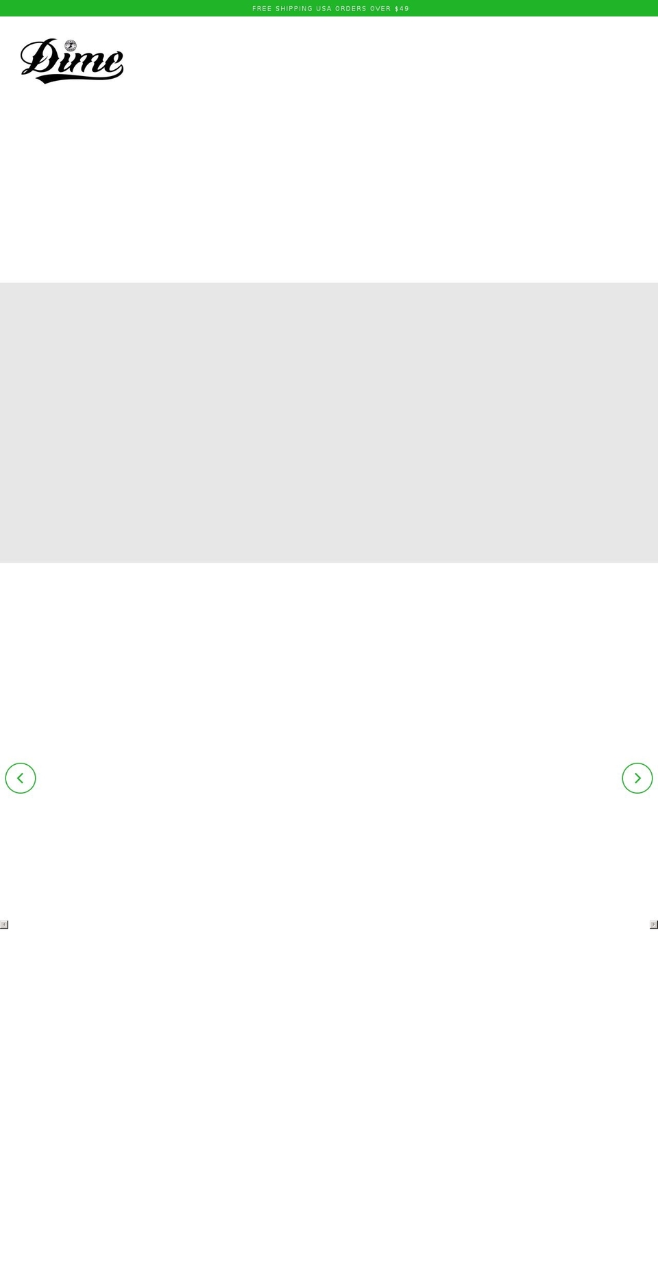 dimesportsco.com shopify website screenshot