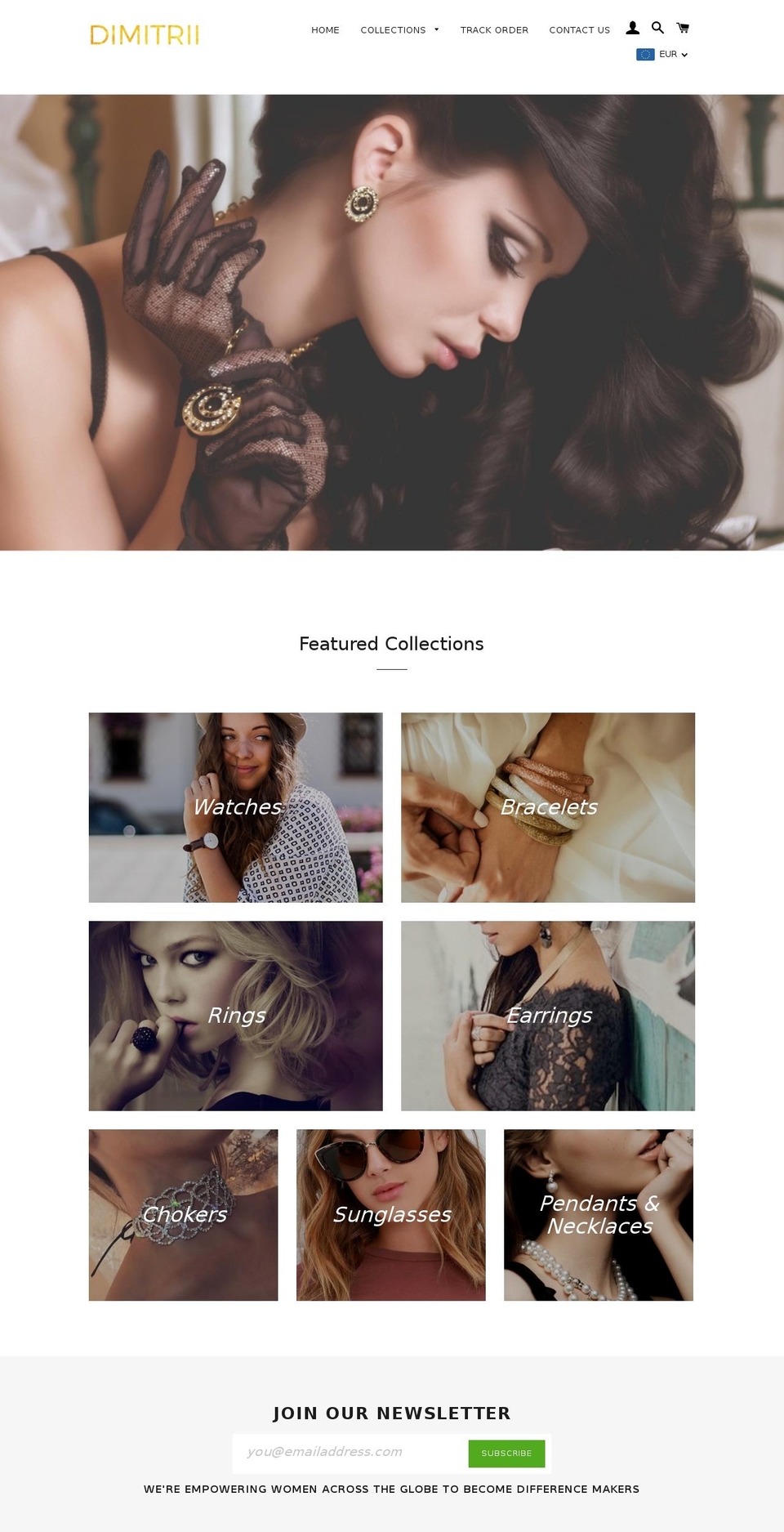dimitriicompany.com — Shopify storefront screenshot