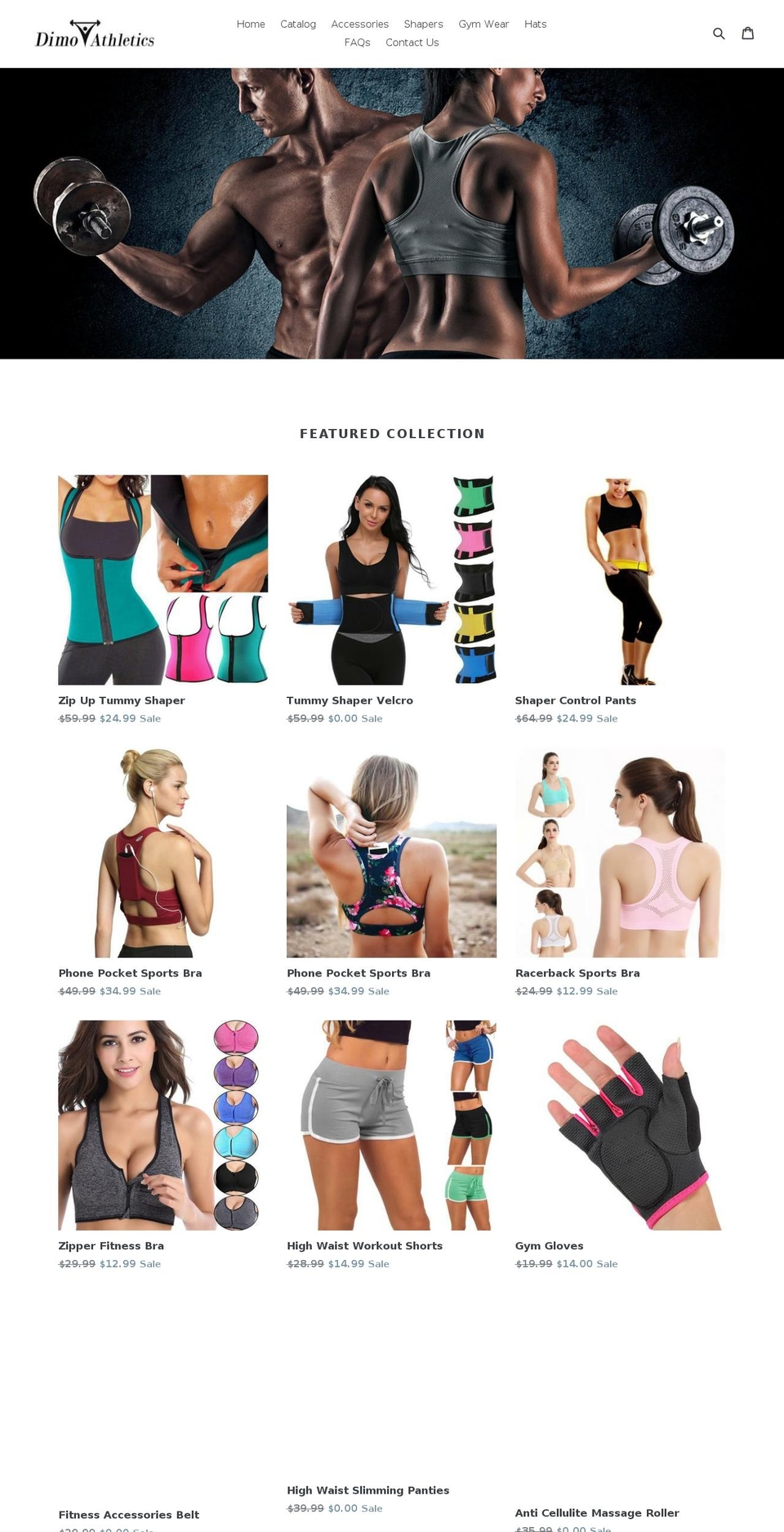 dimoathletics.com shopify website screenshot