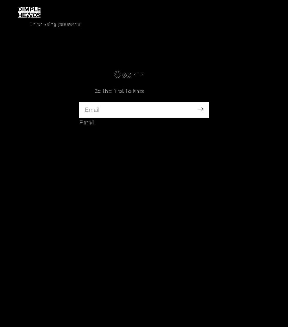 dimpleheads.com shopify website screenshot