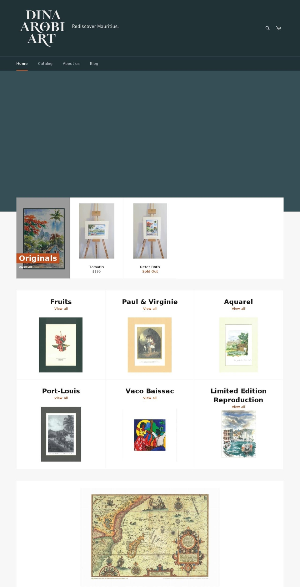 dina-arobi.com — Shopify storefront screenshot