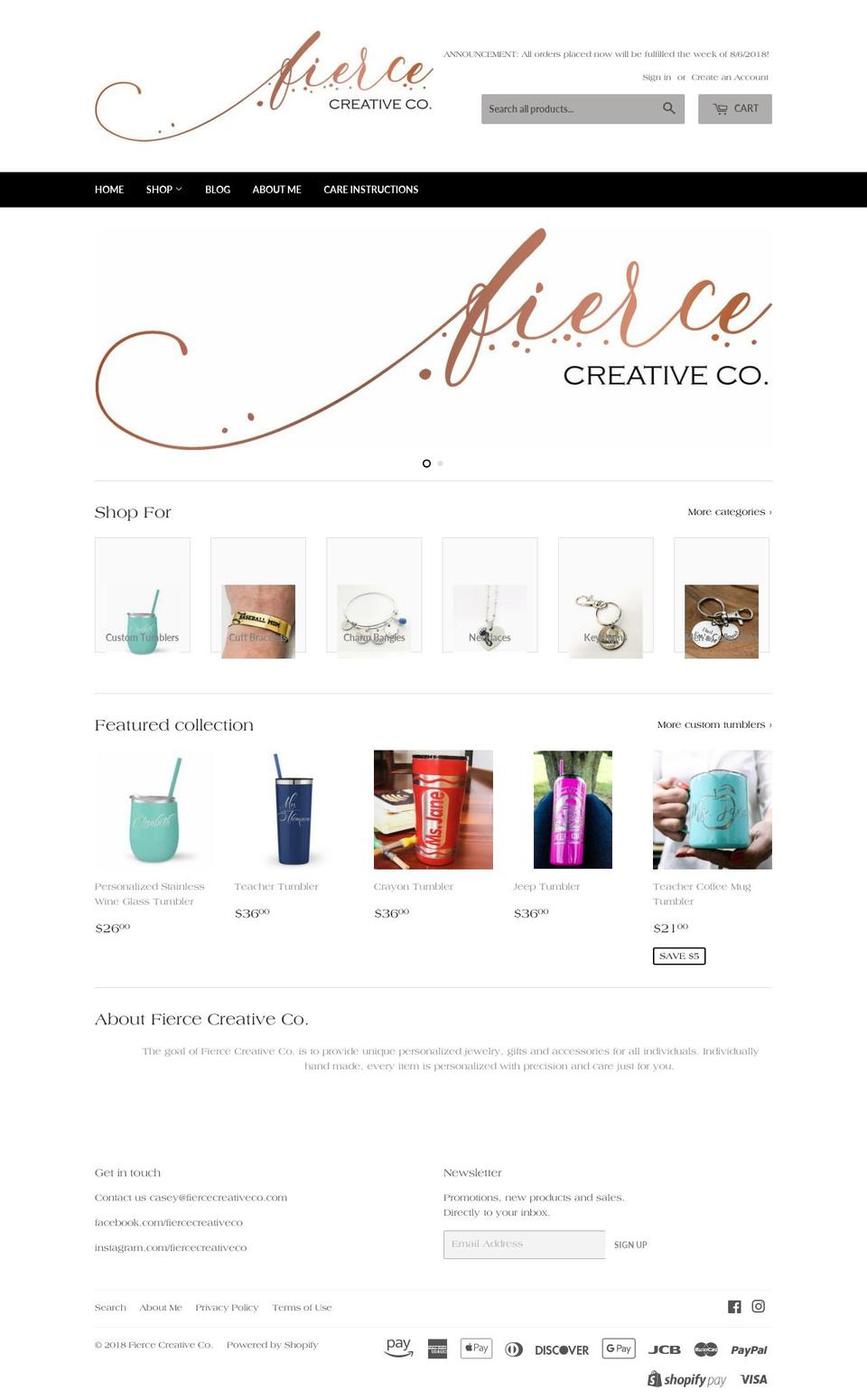 dinahdesignsjewelry.com — Shopify storefront screenshot