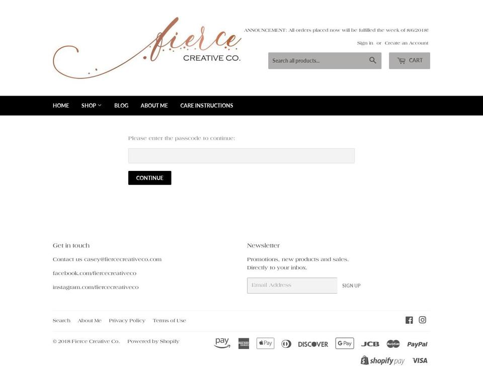 dinahdesignssupplies.com — Shopify storefront screenshot