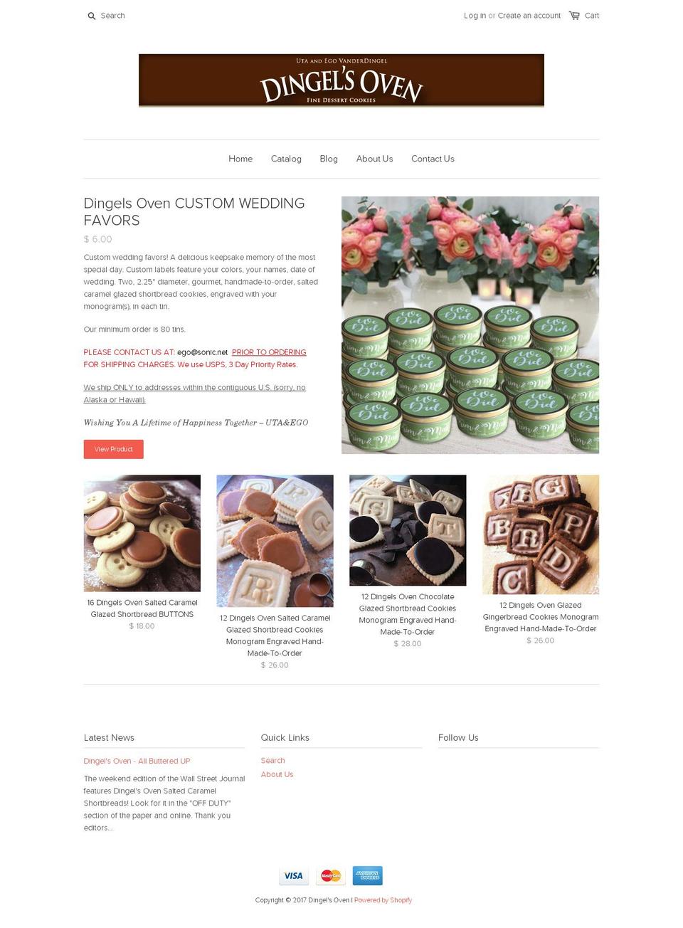 dingelsoven.com shopify website screenshot