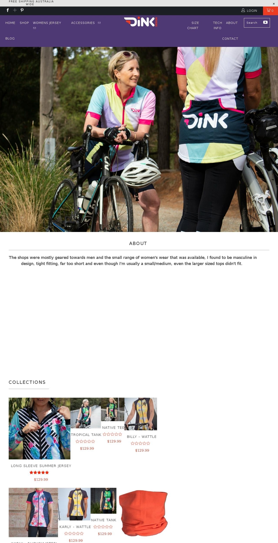 dinkdesign.com.au shopify website screenshot
