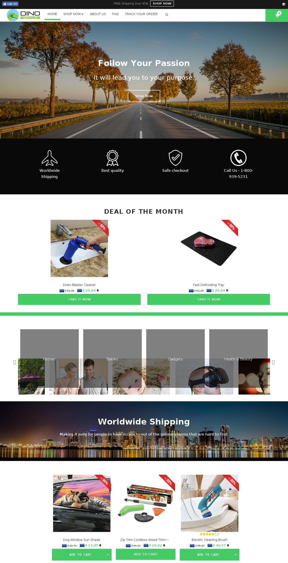 dino-deals.com — Shopify storefront screenshot