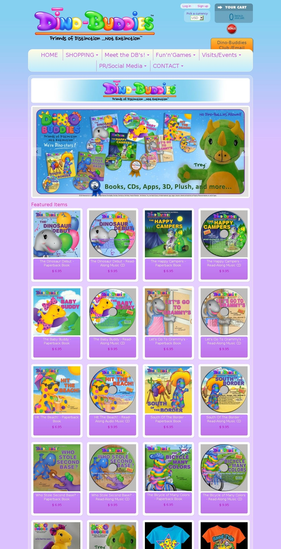 dino-starz.com shopify website screenshot