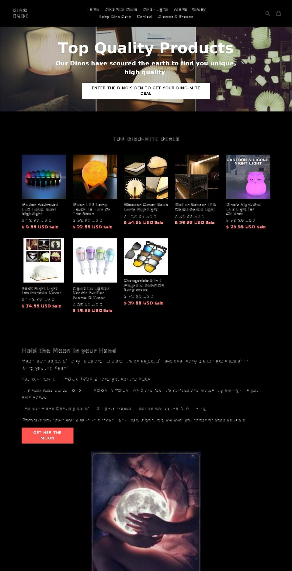 dinodude.com — Shopify storefront screenshot