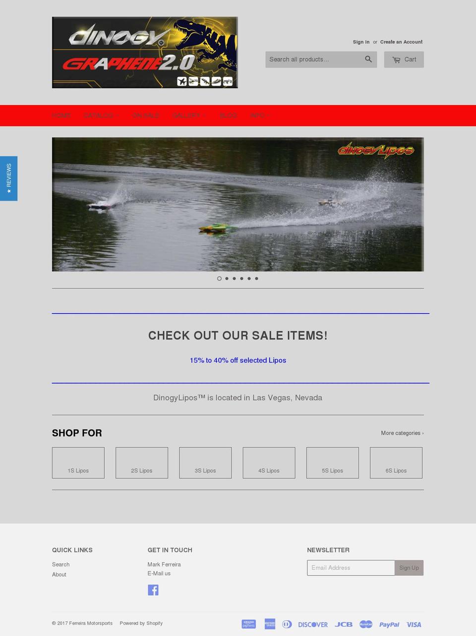 dinogylipos.com shopify website screenshot