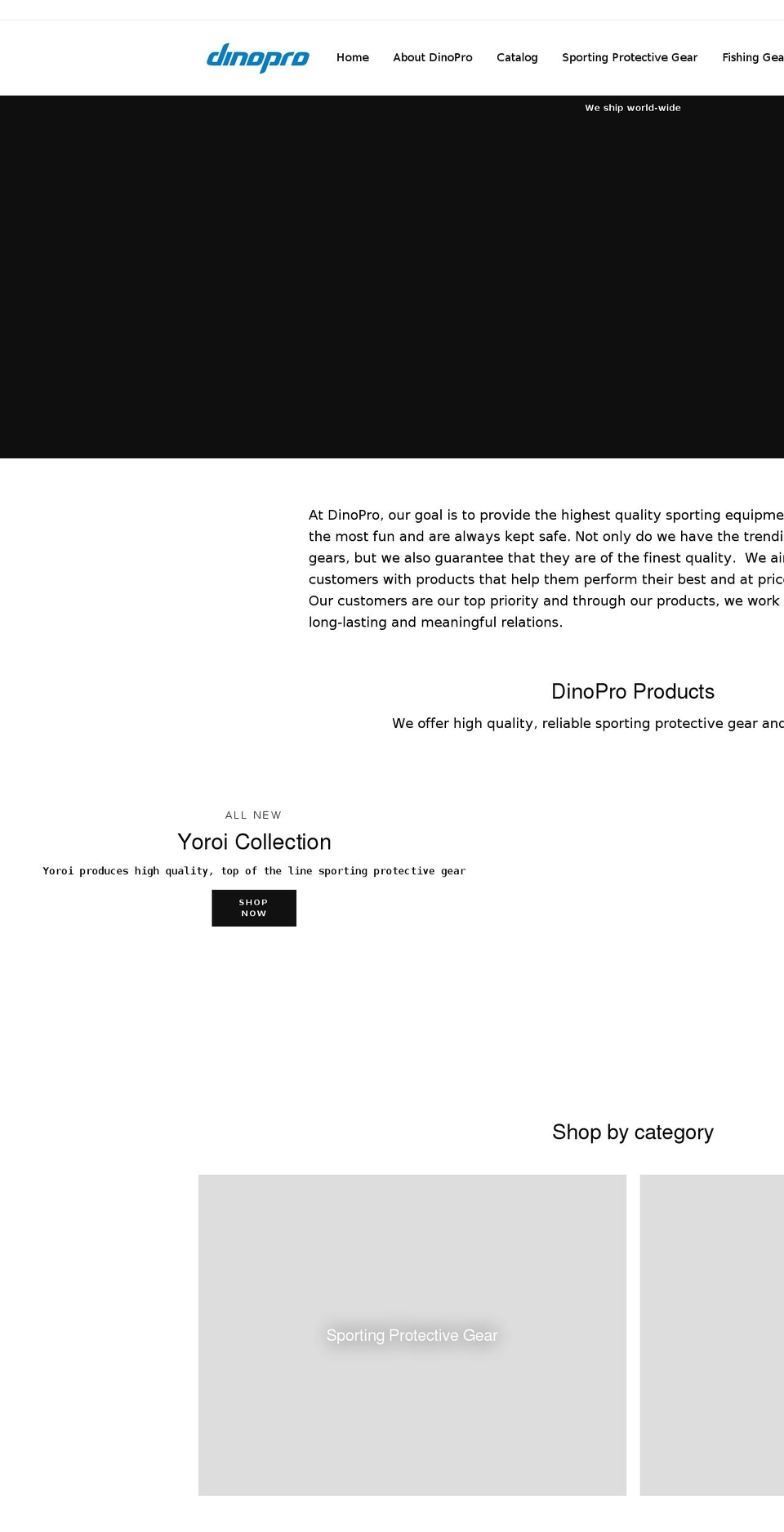 dinopro.me shopify website screenshot