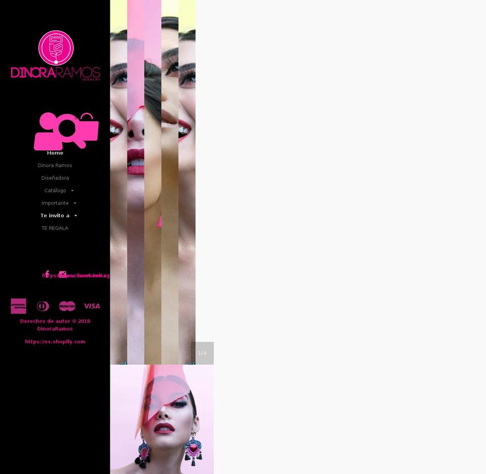 dinoraramos.com — Shopify storefront screenshot