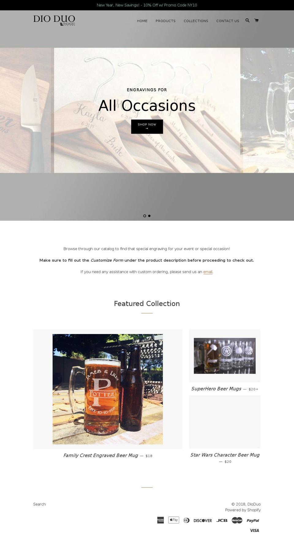 dioduo.com — Shopify storefront screenshot