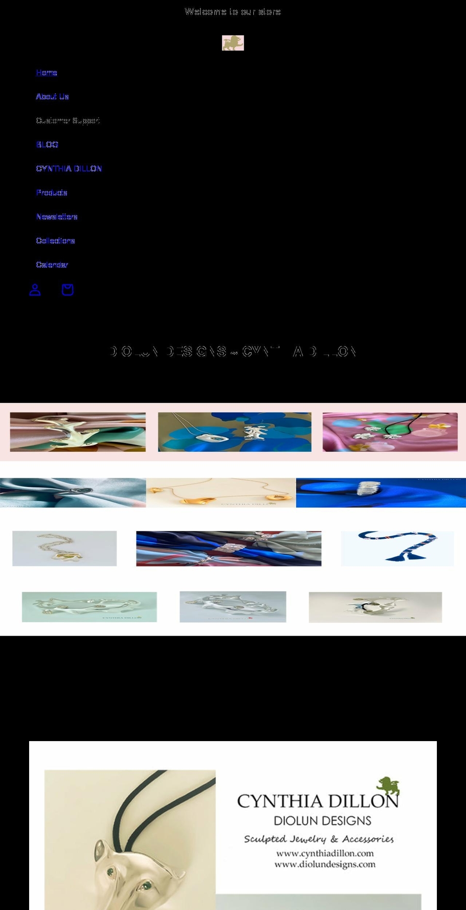 diolundesigns.com shopify website screenshot