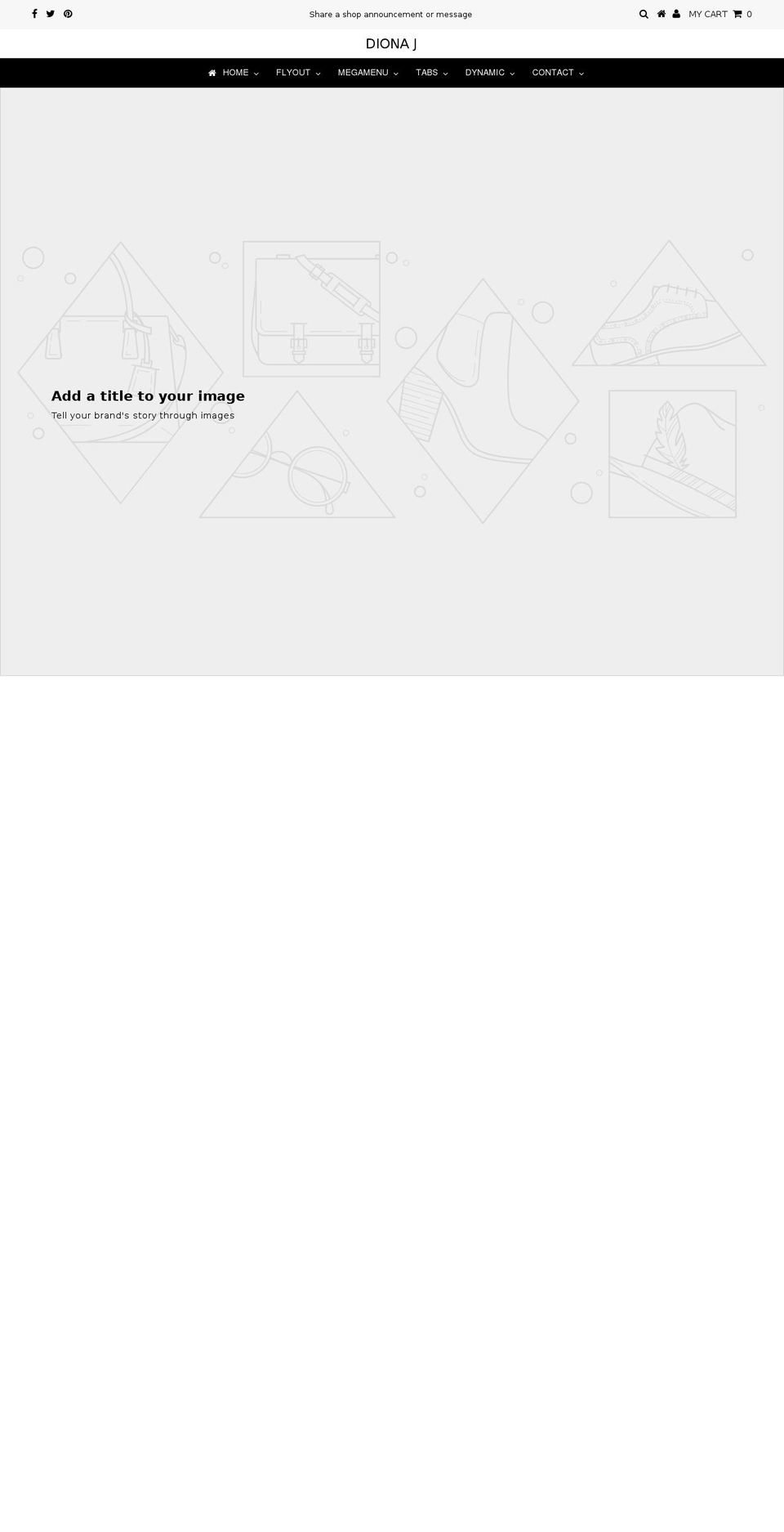 dionaj.com shopify website screenshot