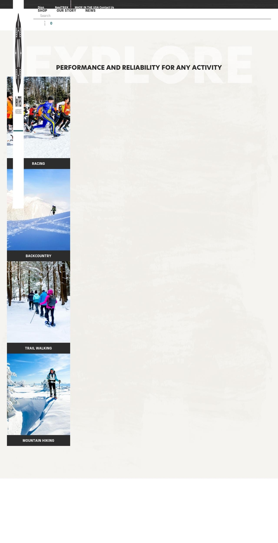 dionnevitrek.com shopify website screenshot