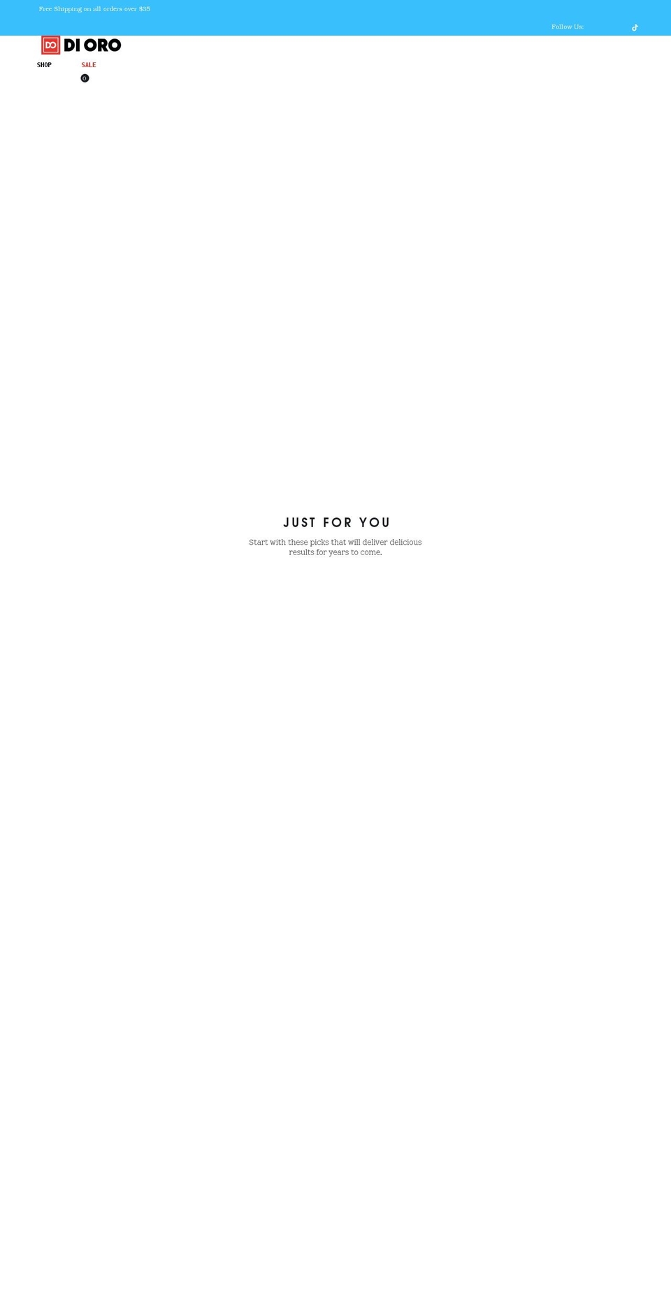 dioro.com shopify website screenshot