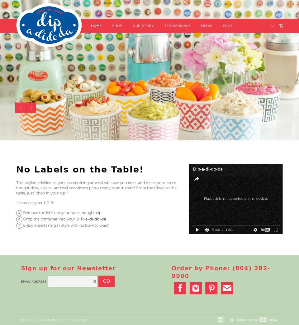 dipadidoda.com shopify website screenshot