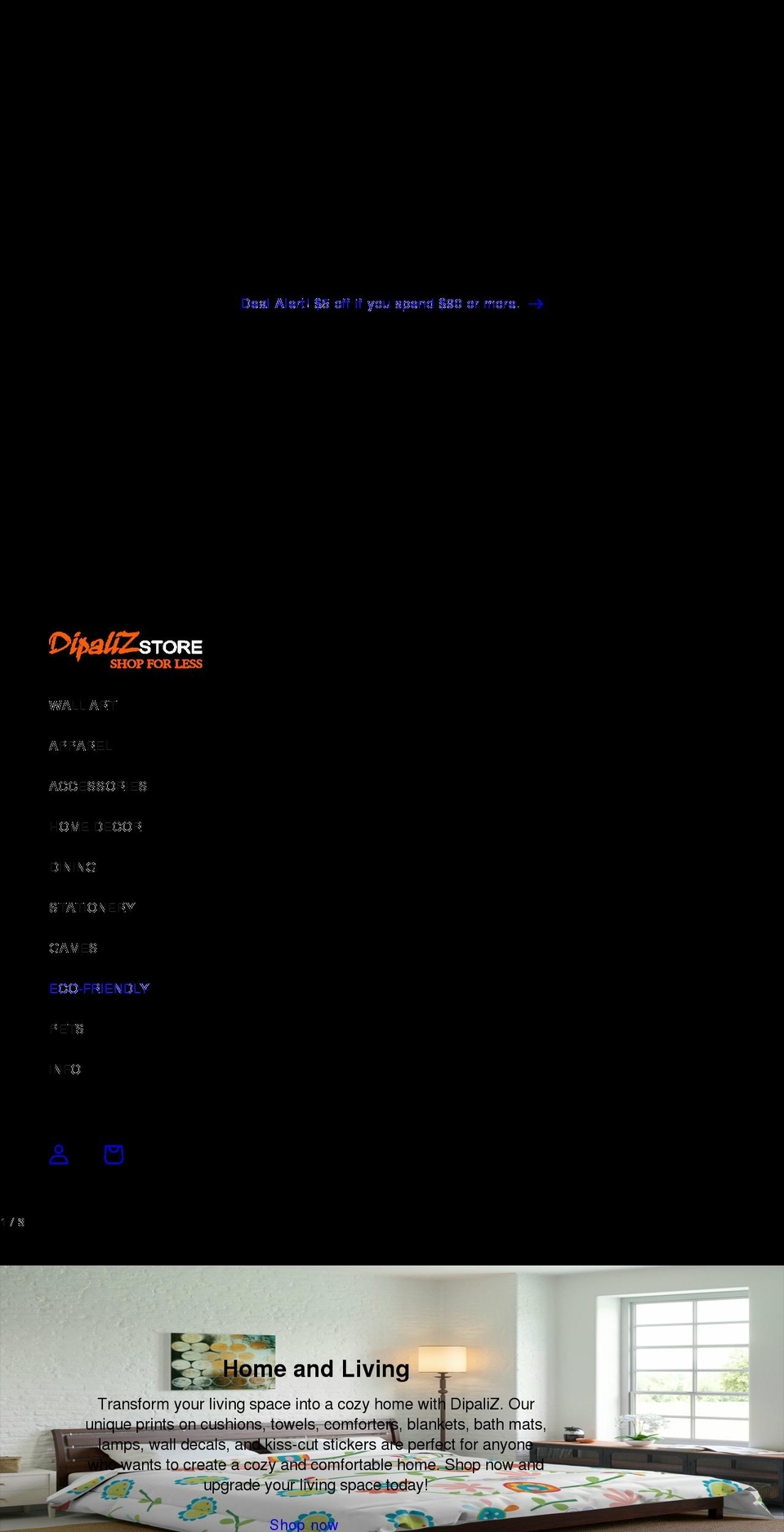 dipaliz.com shopify website screenshot