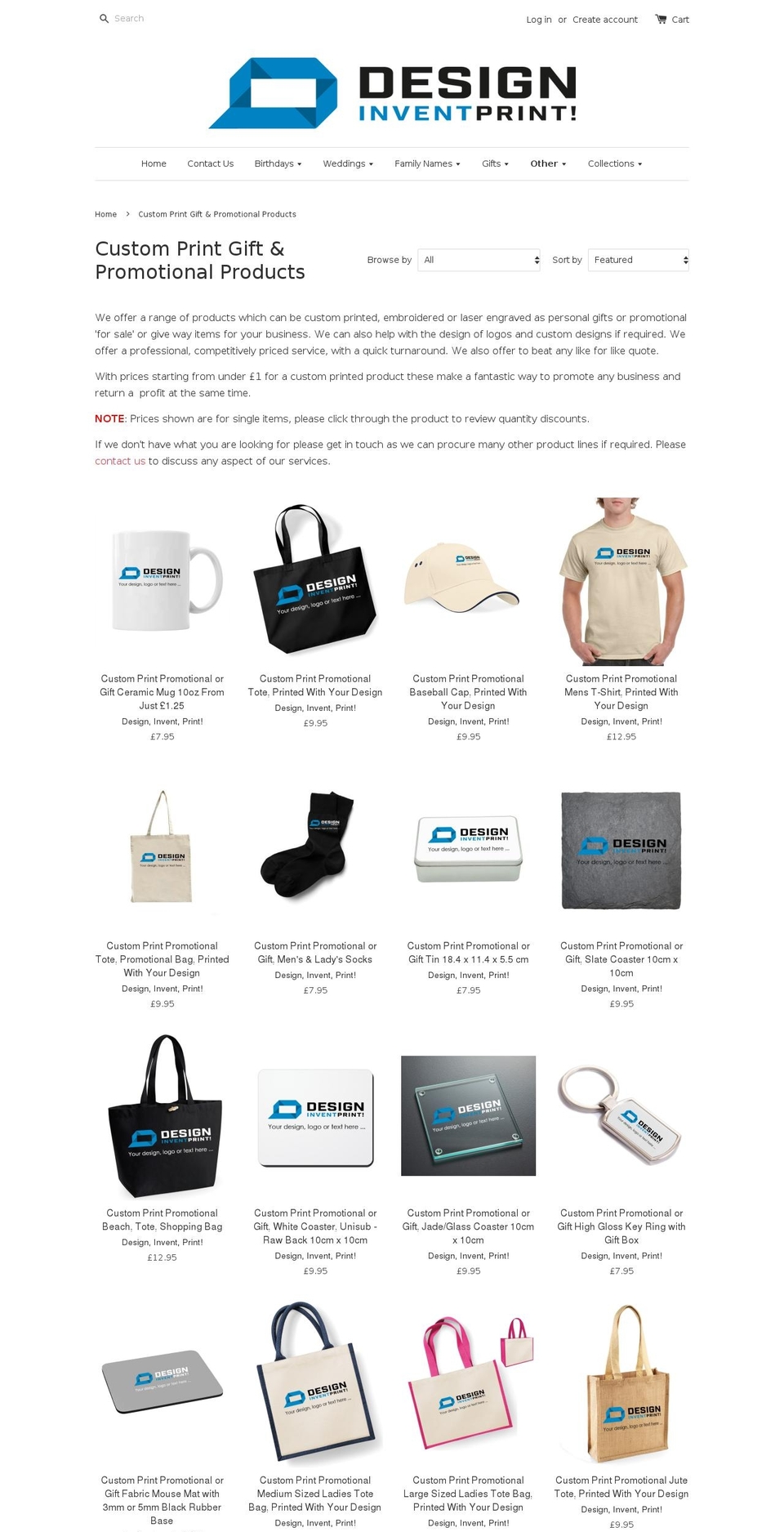 dipbusiness.com — Shopify storefront screenshot