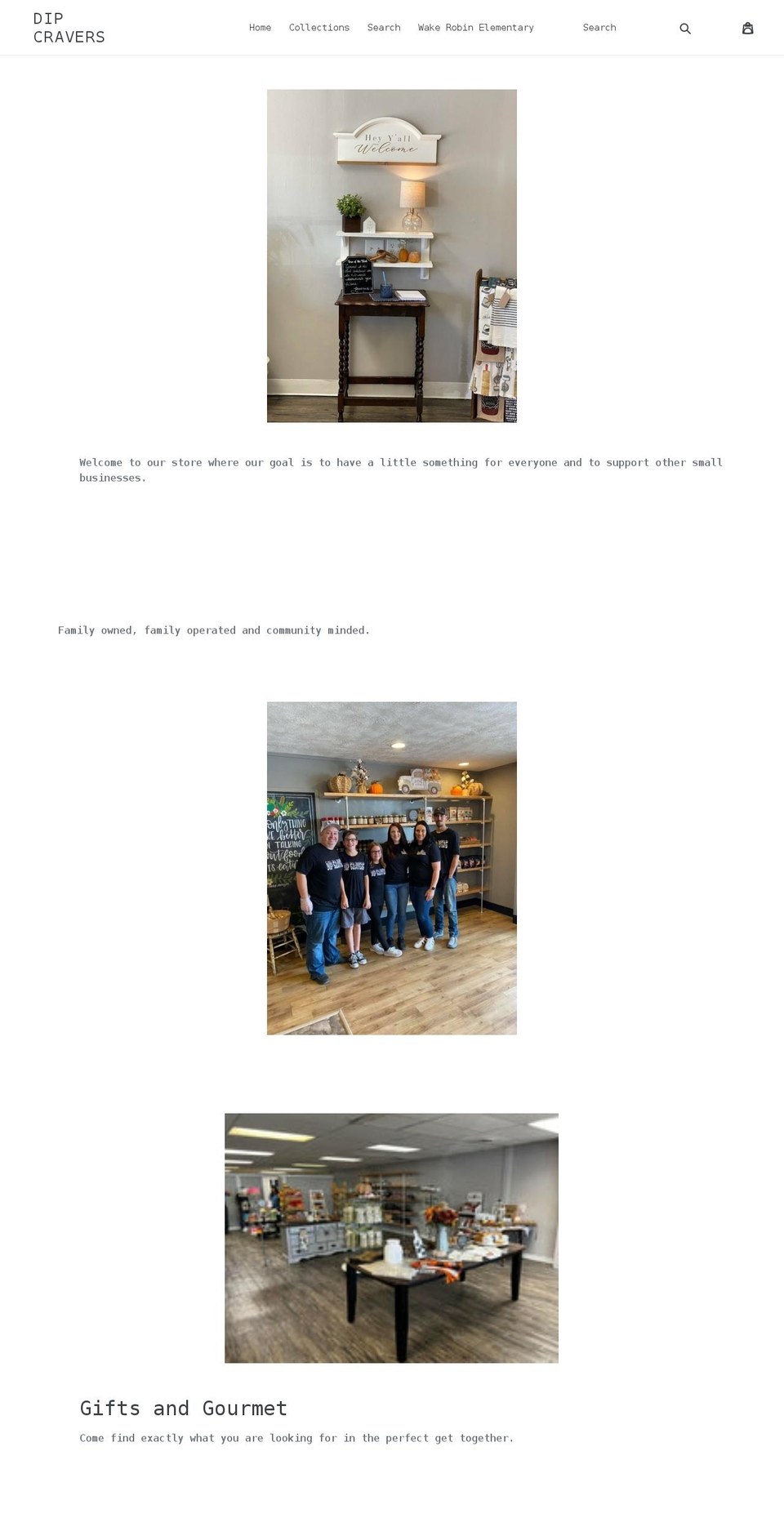dipcravers.com shopify website screenshot