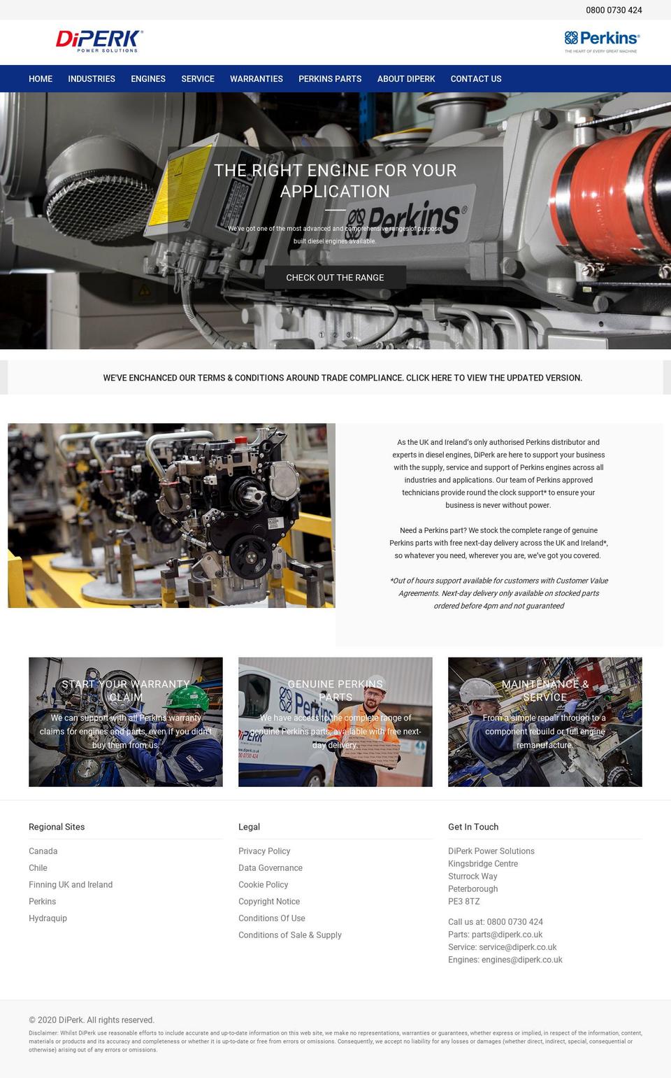 diperk.com shopify website screenshot