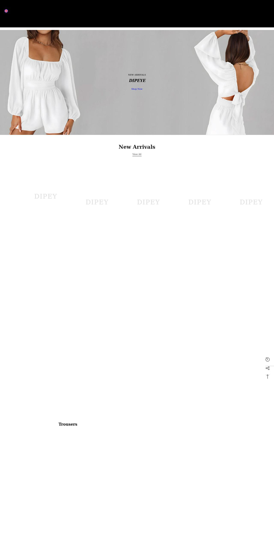 dipeye.com shopify website screenshot