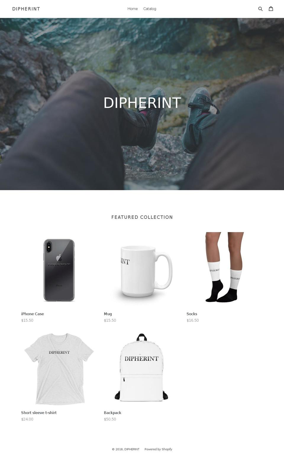 diphclothing.com — Shopify storefront screenshot