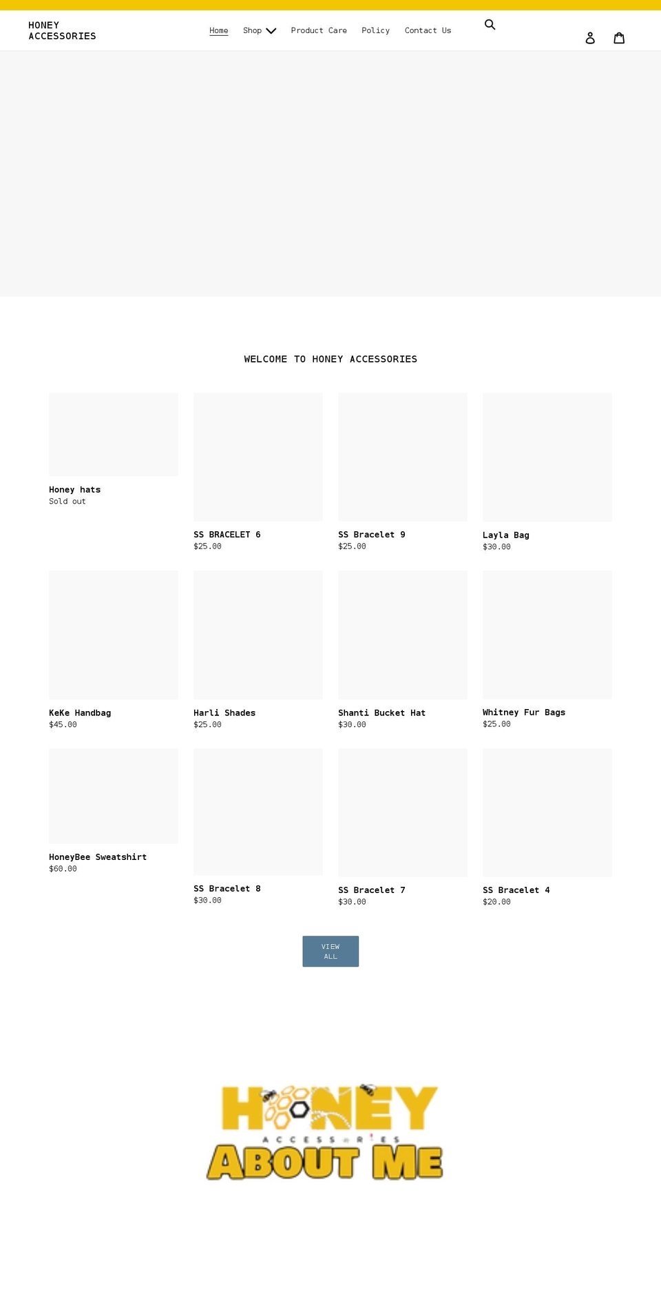 dippedinhoney.com shopify website screenshot