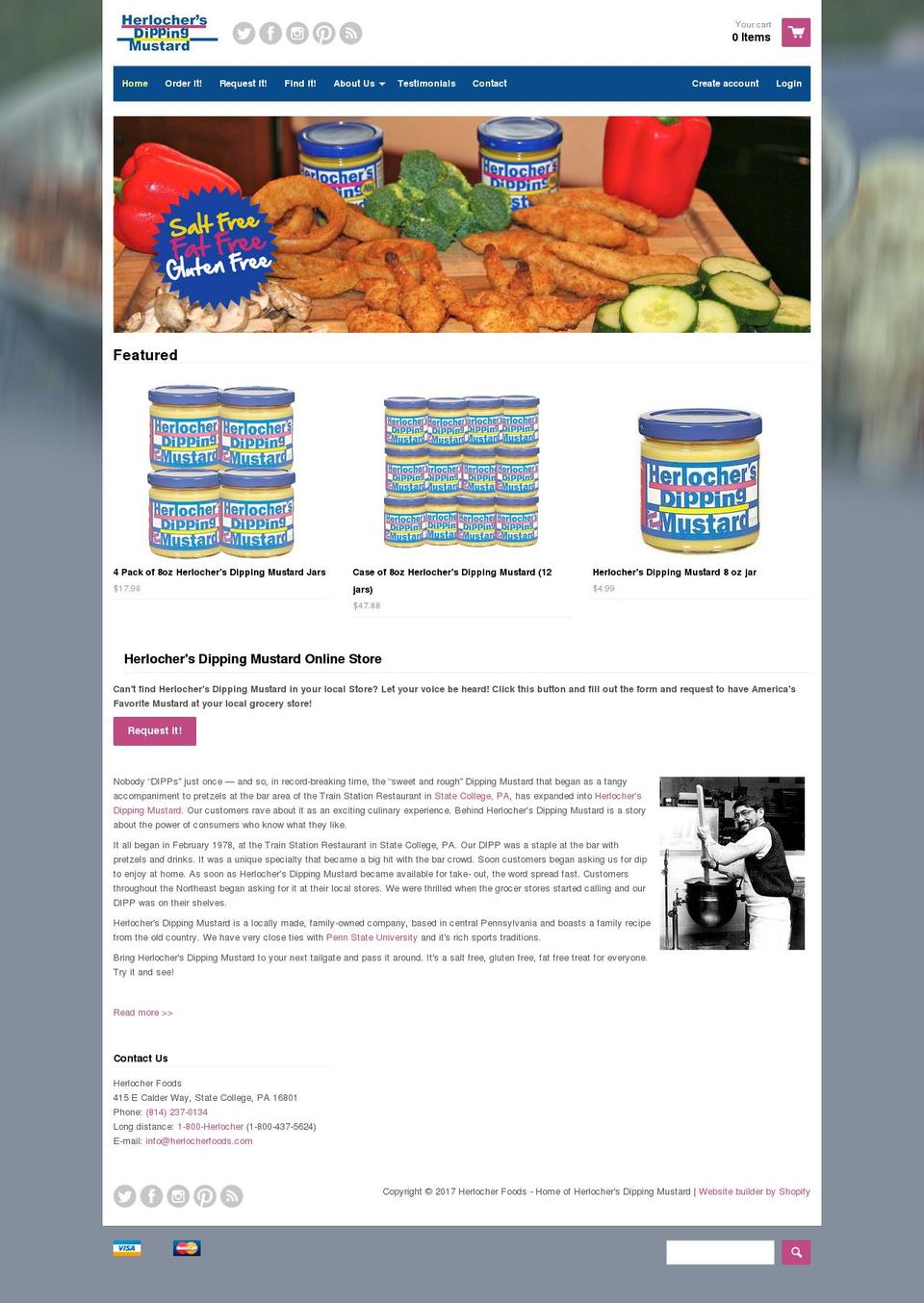 dippingmustard.com shopify website screenshot