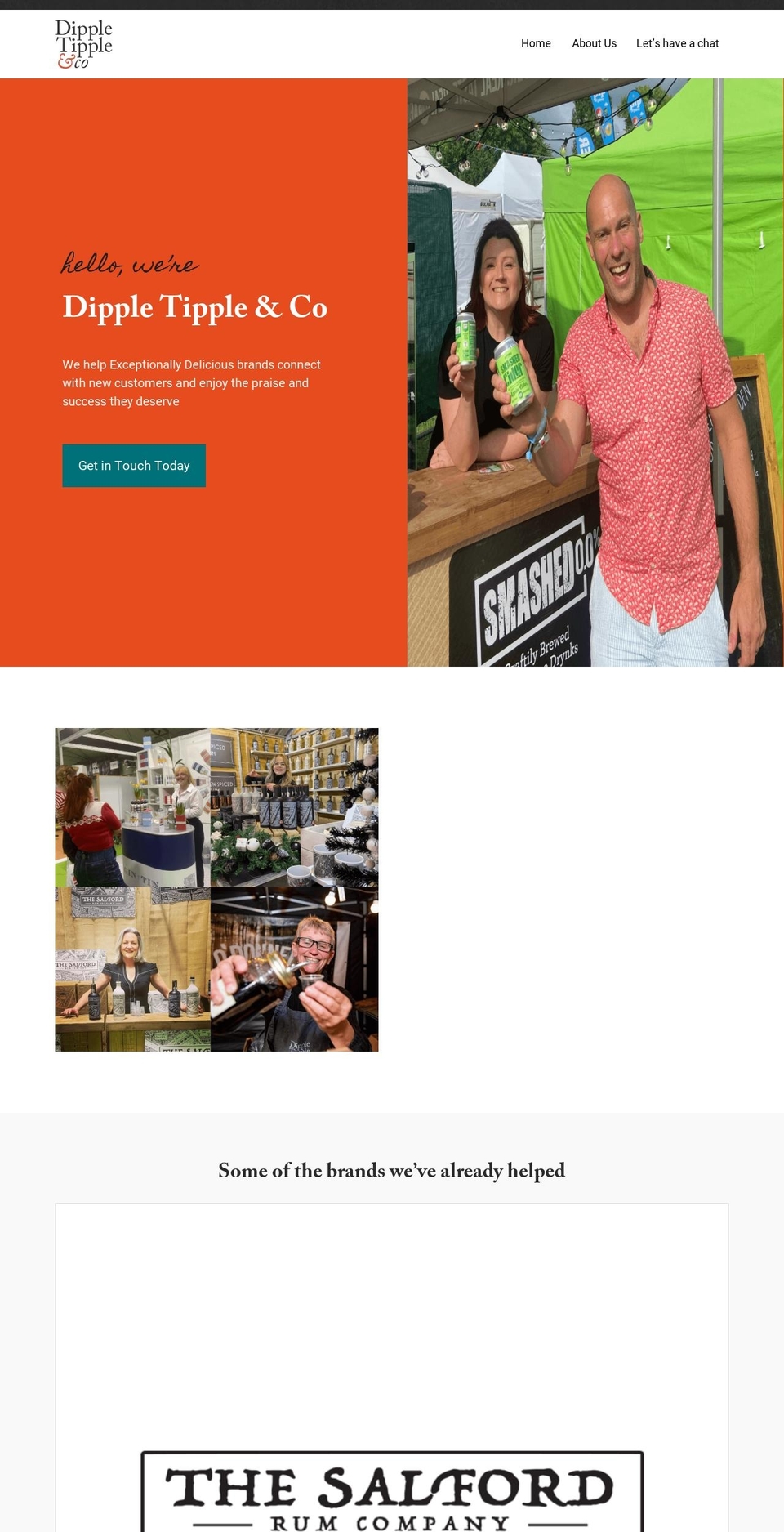 dippletipple.com — Shopify storefront screenshot