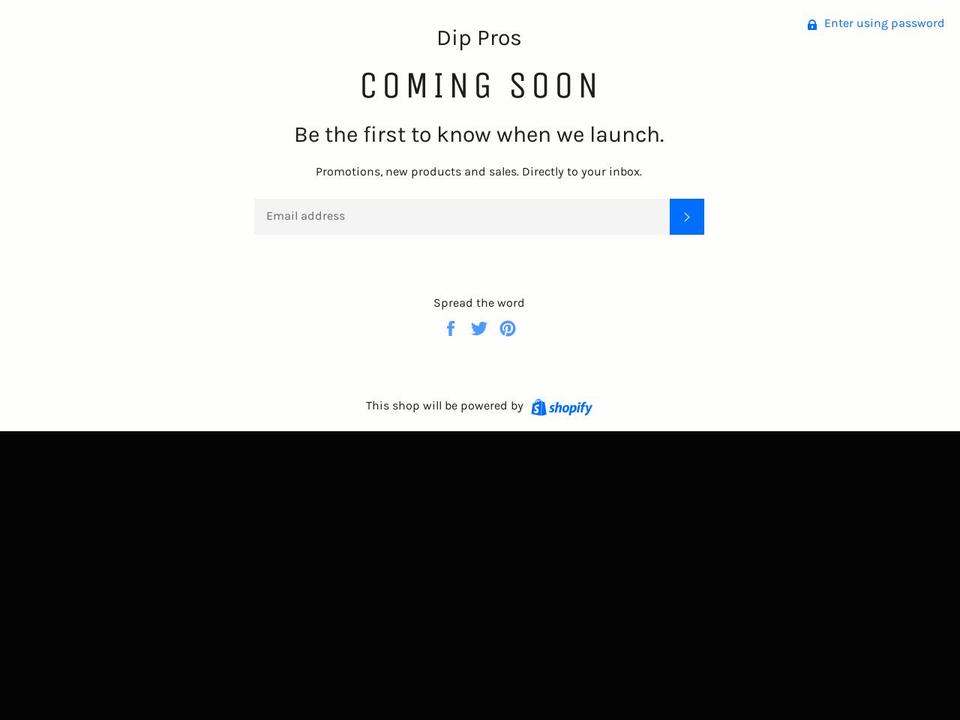 dippros.com — Shopify storefront screenshot
