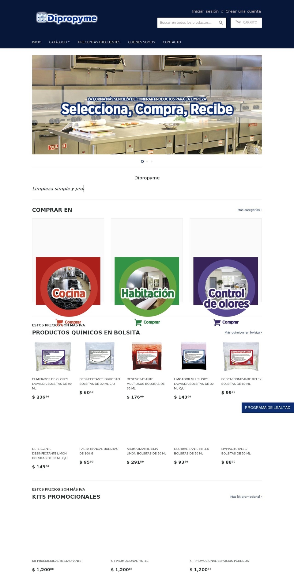dipropyme.com shopify website screenshot