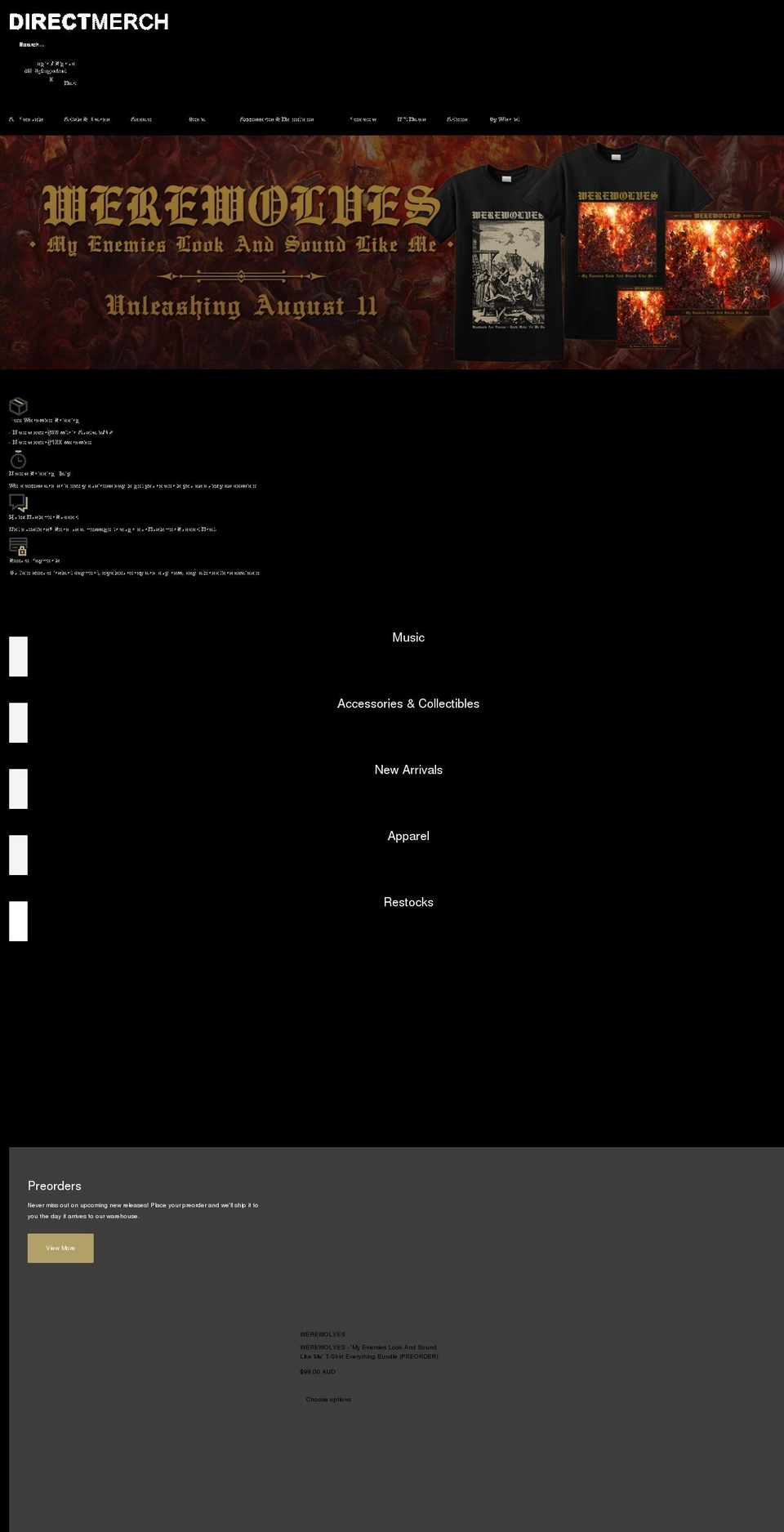 direct-merch.com shopify website screenshot