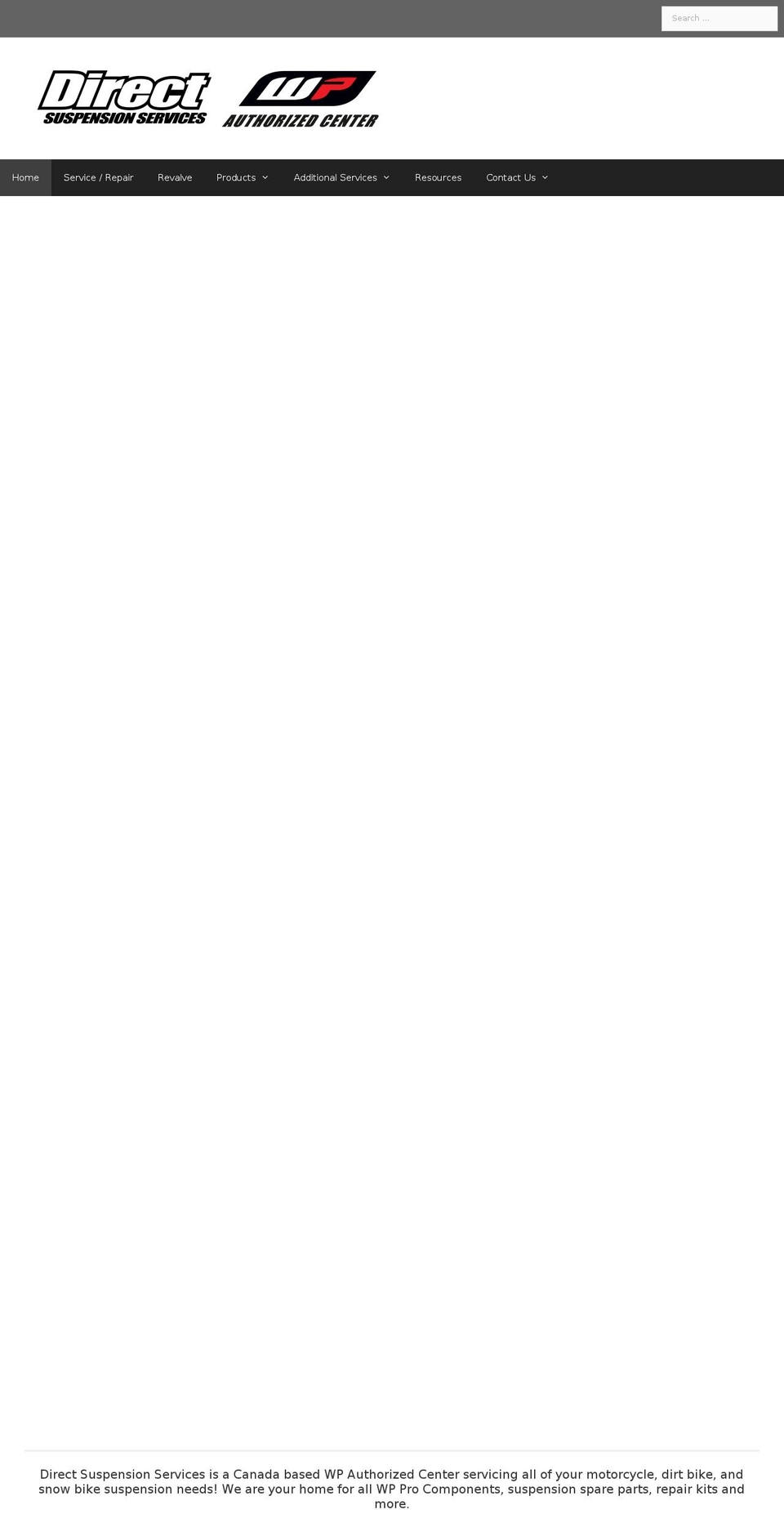 direct-suspension.com — Shopify storefront screenshot