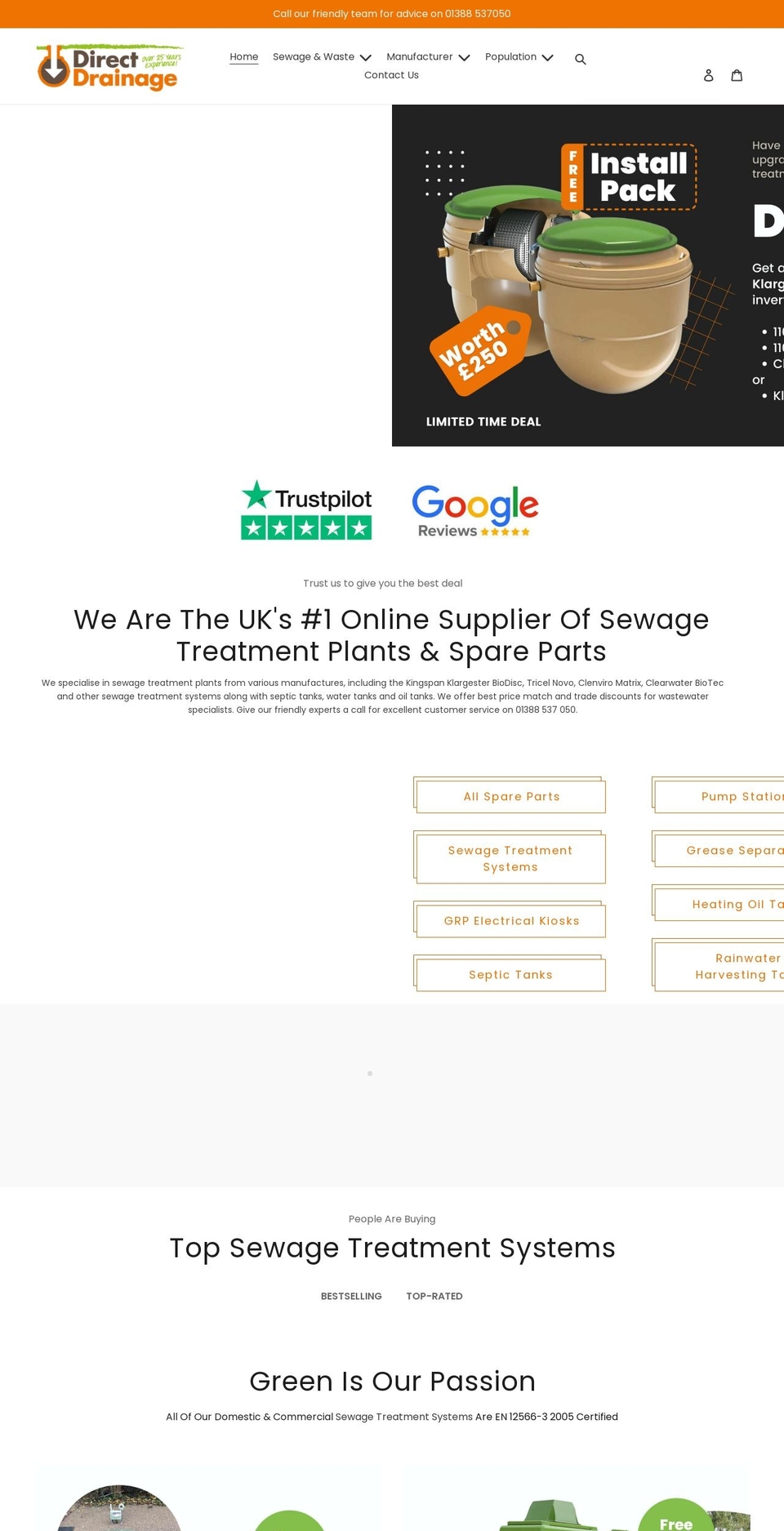 directconder.com shopify website screenshot